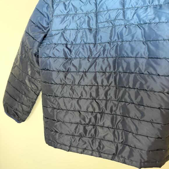 GAP Kids Boys Lightweight Puffer Jacket In Ombre Blue Size XS - Picture 8 of 10